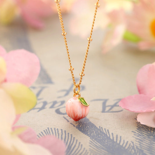 Peach Necklace