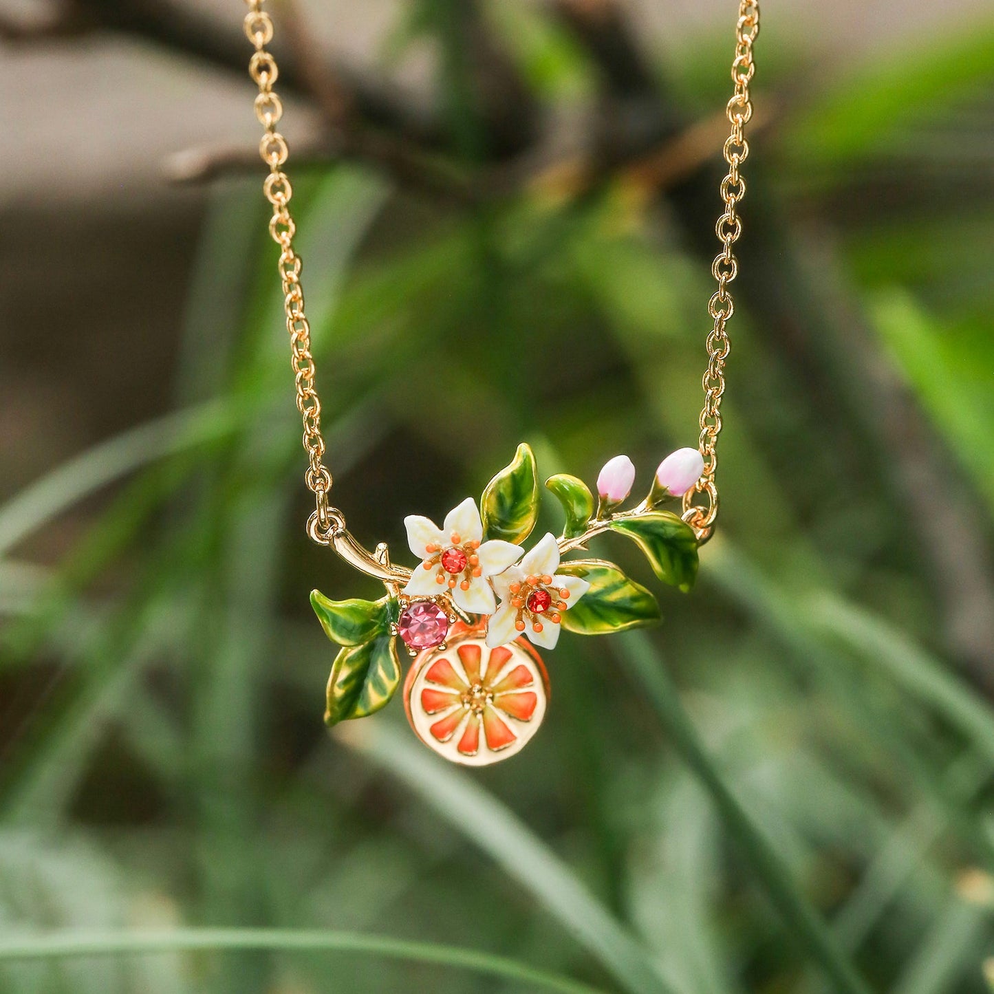 Orange Blossom Necklace