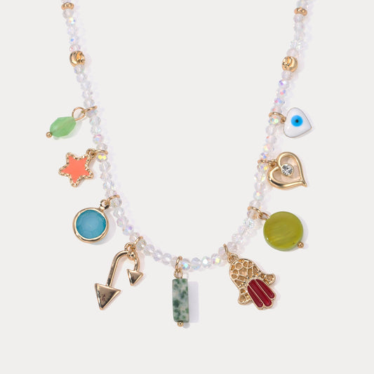 Evil Eye Colorful Beaded Necklace