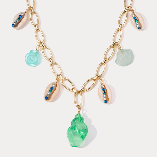 Pastel Sea Shell Necklace