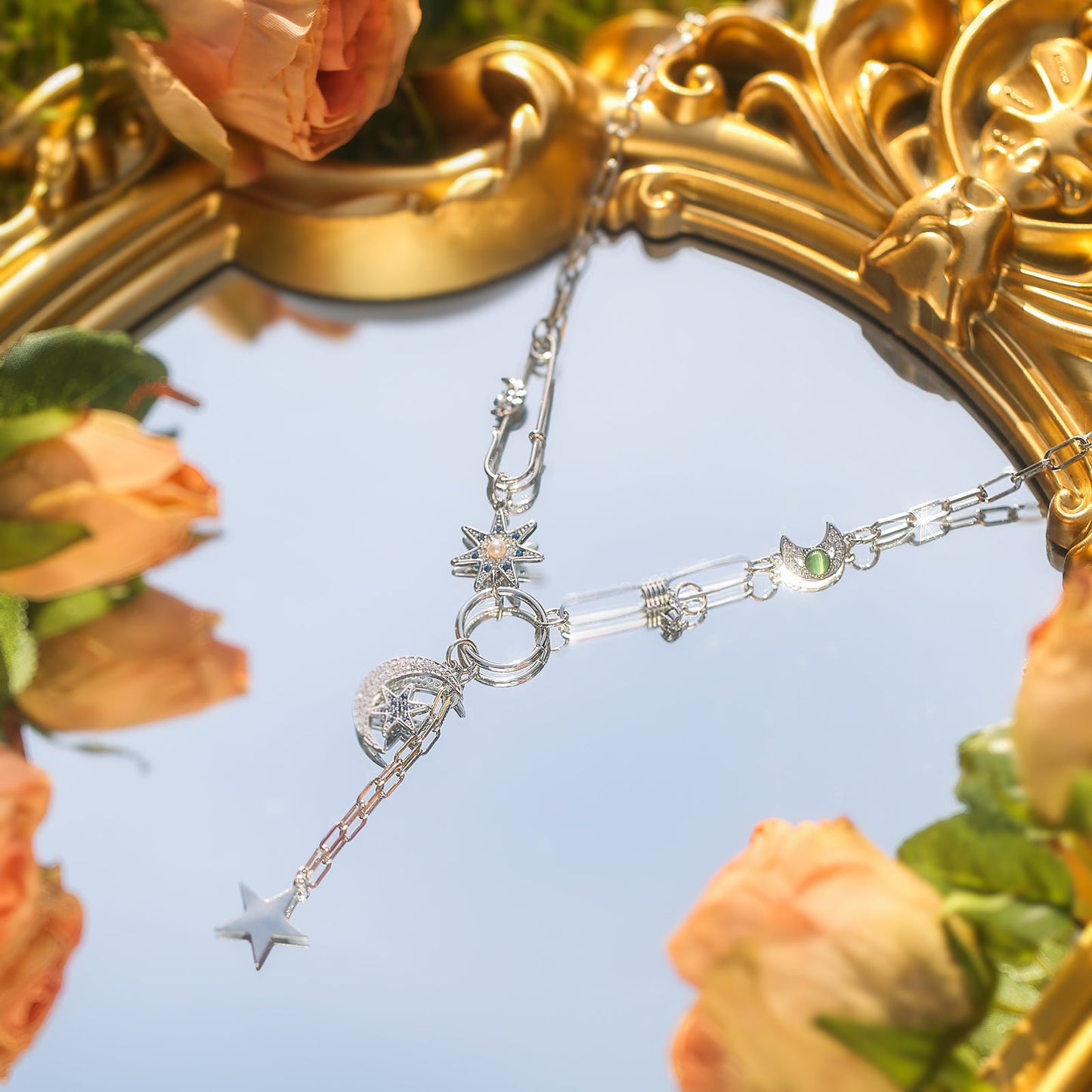 Guardian of the Stars and Moon Necklace