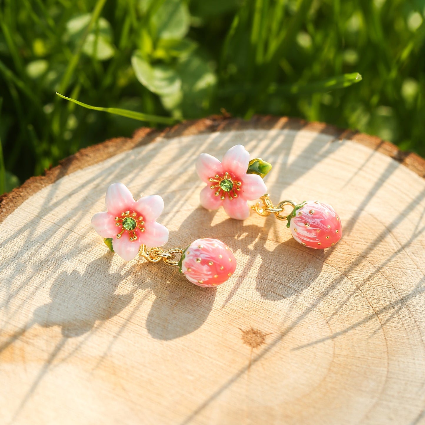 Strawberry Blossom Earrings