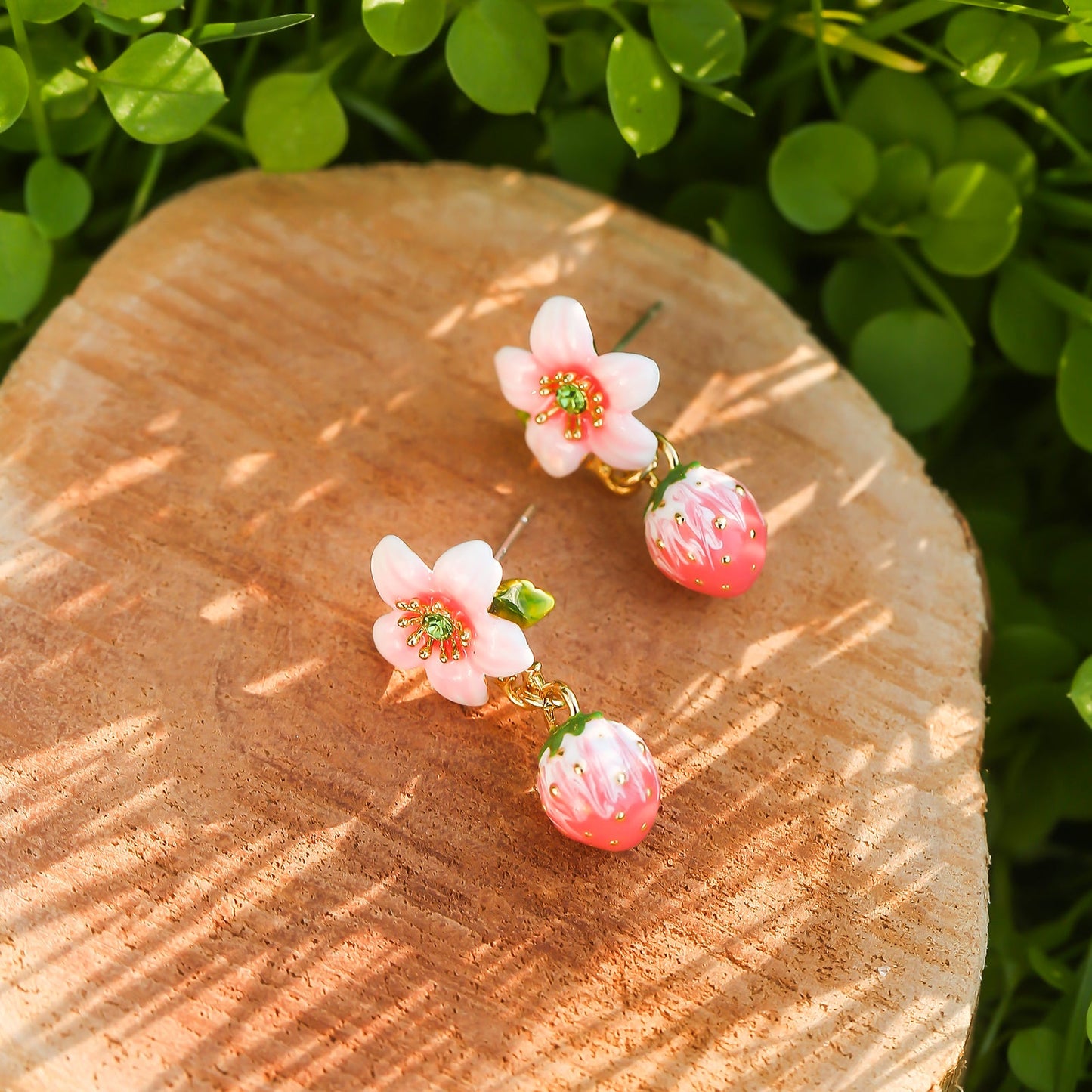 Strawberry Blossom Earrings