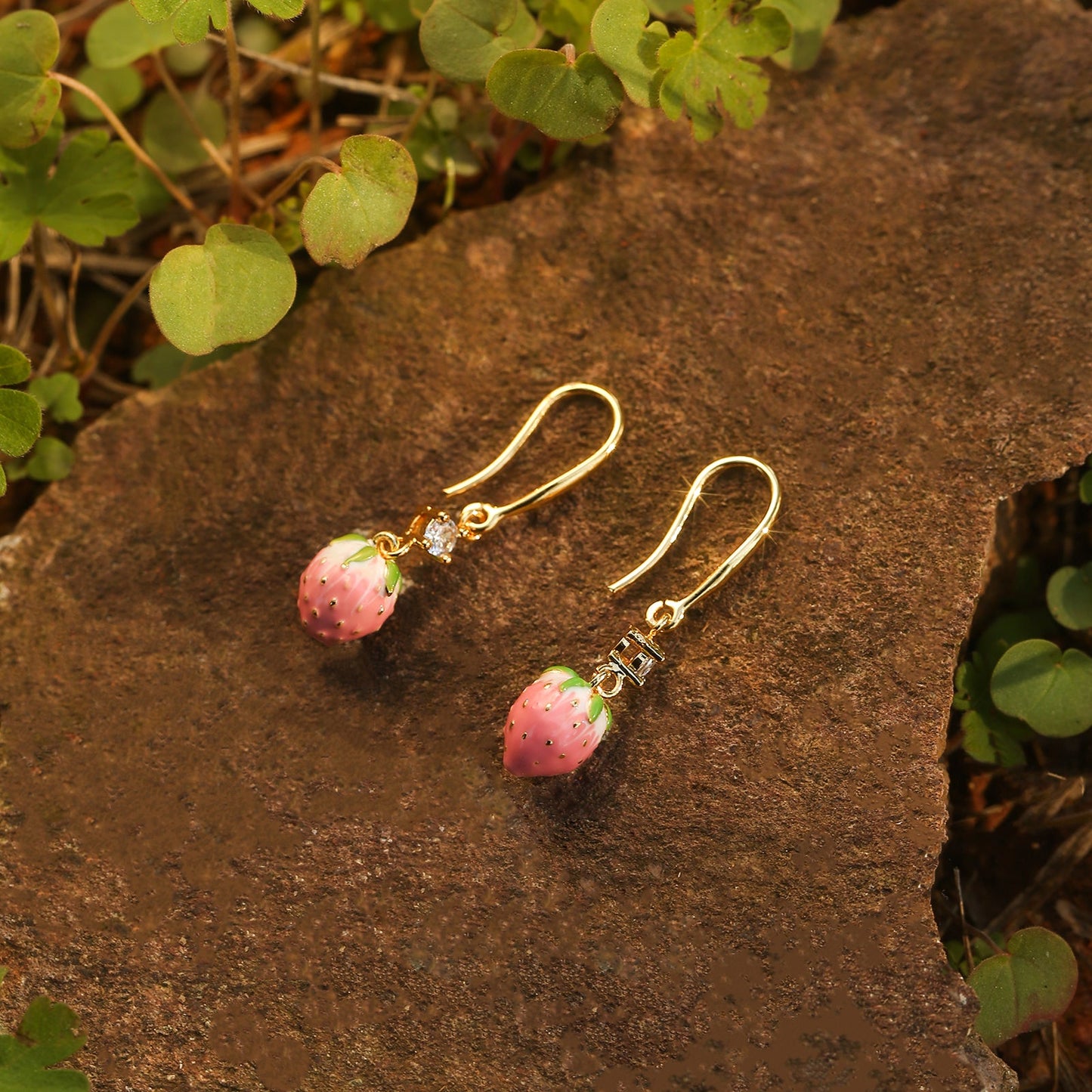 Strawberry Dangling Earrings