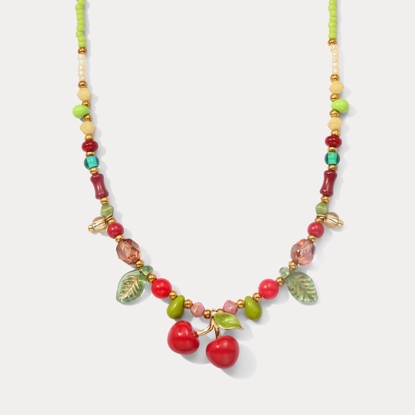Cherry Beads Necklace
