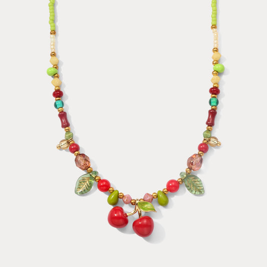 Cherry Beads Necklace