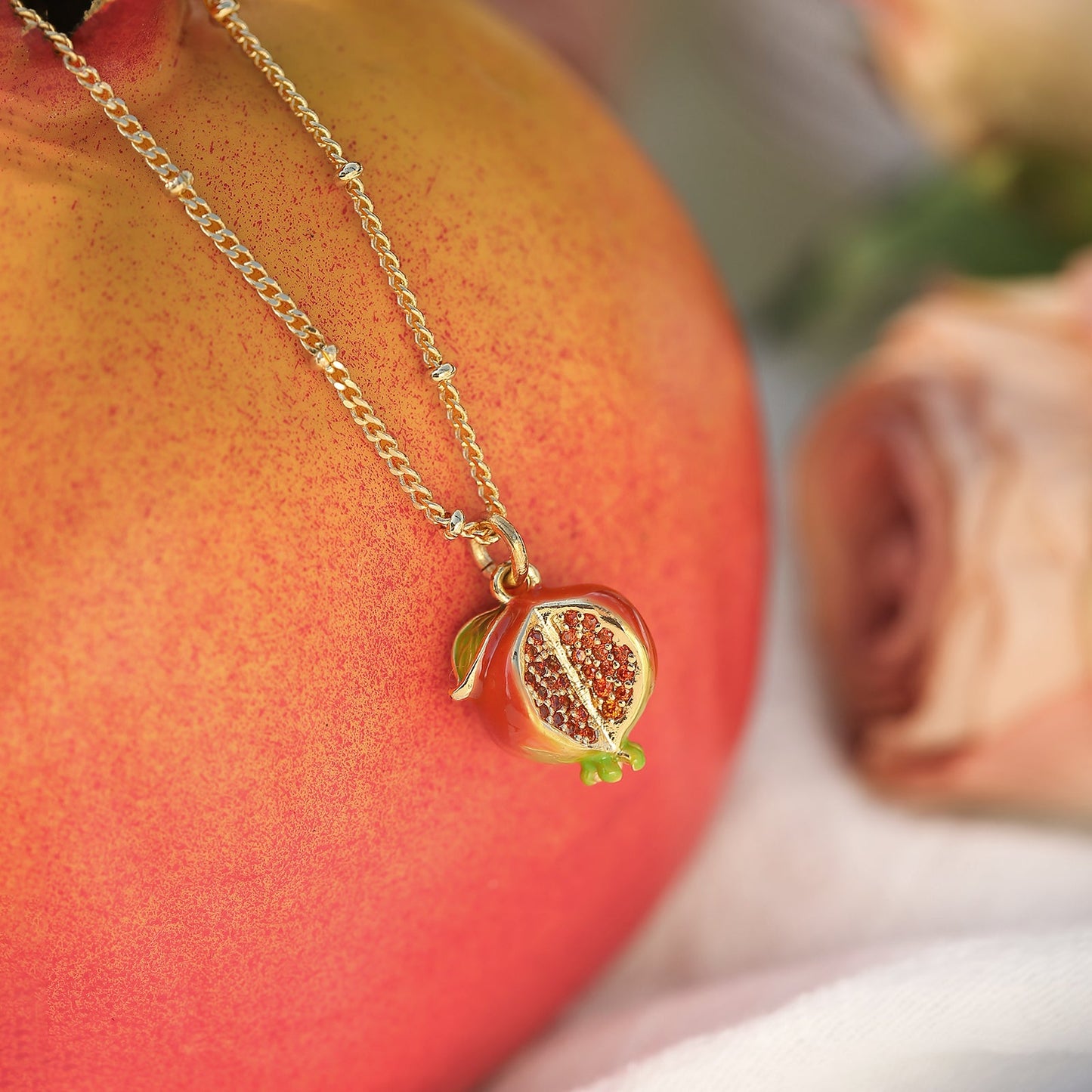 Pomegranate Necklace