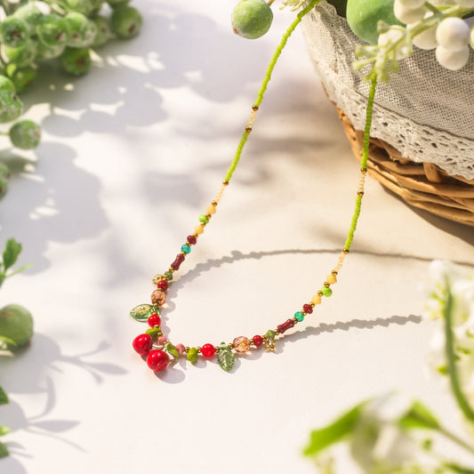 Cherry Beads Necklace