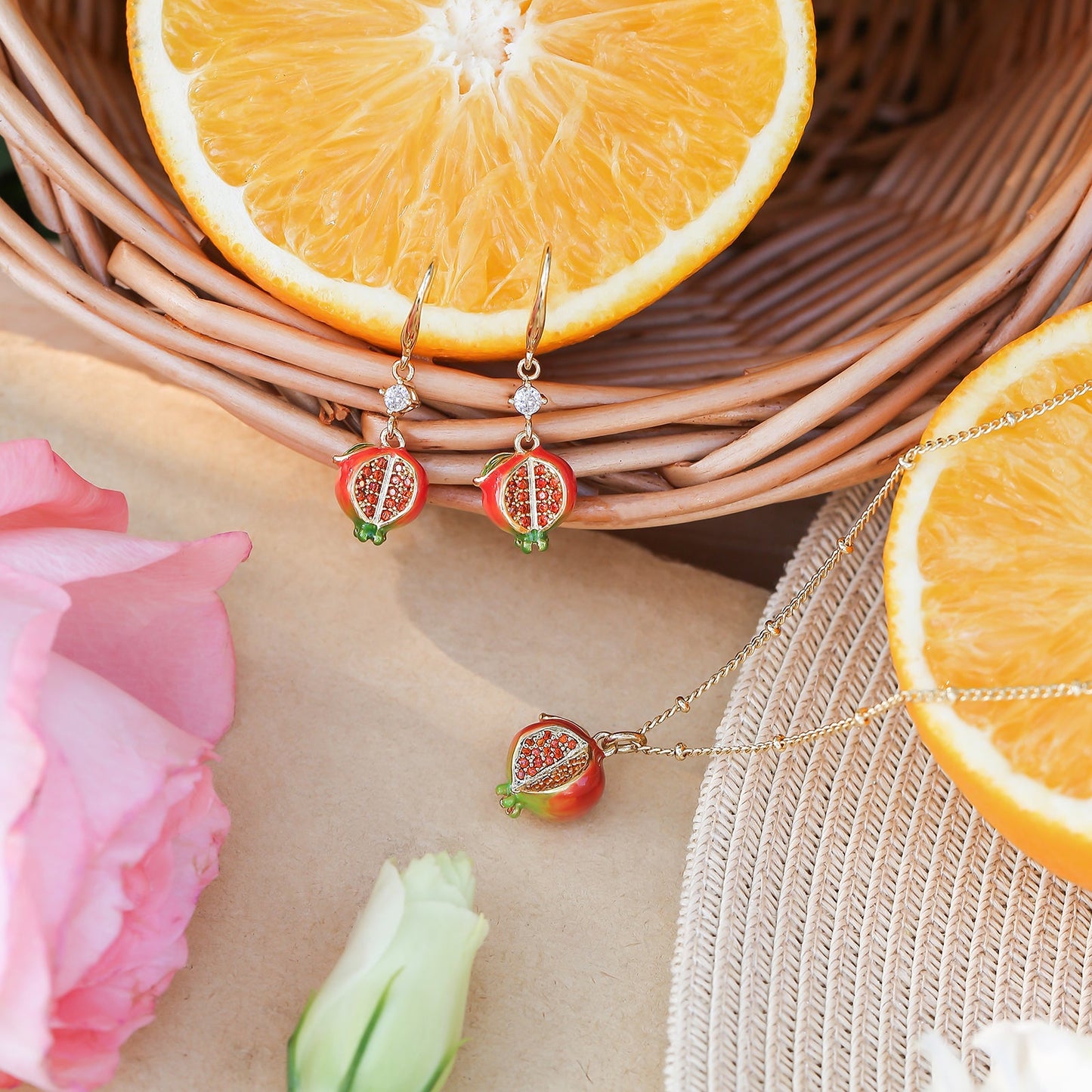 Pomegranate Necklace