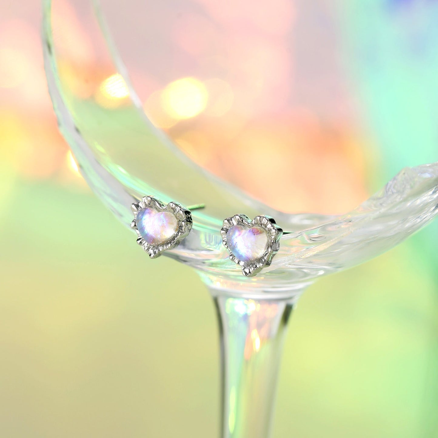 Mermaid Heart Earrings