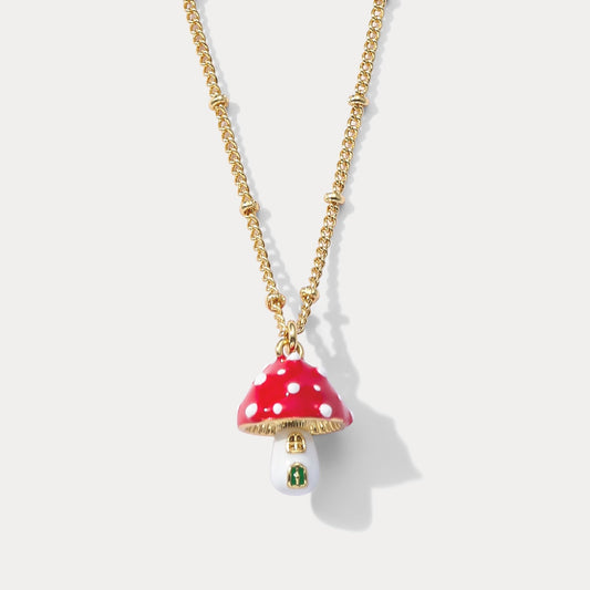 Mushroom Necklace
