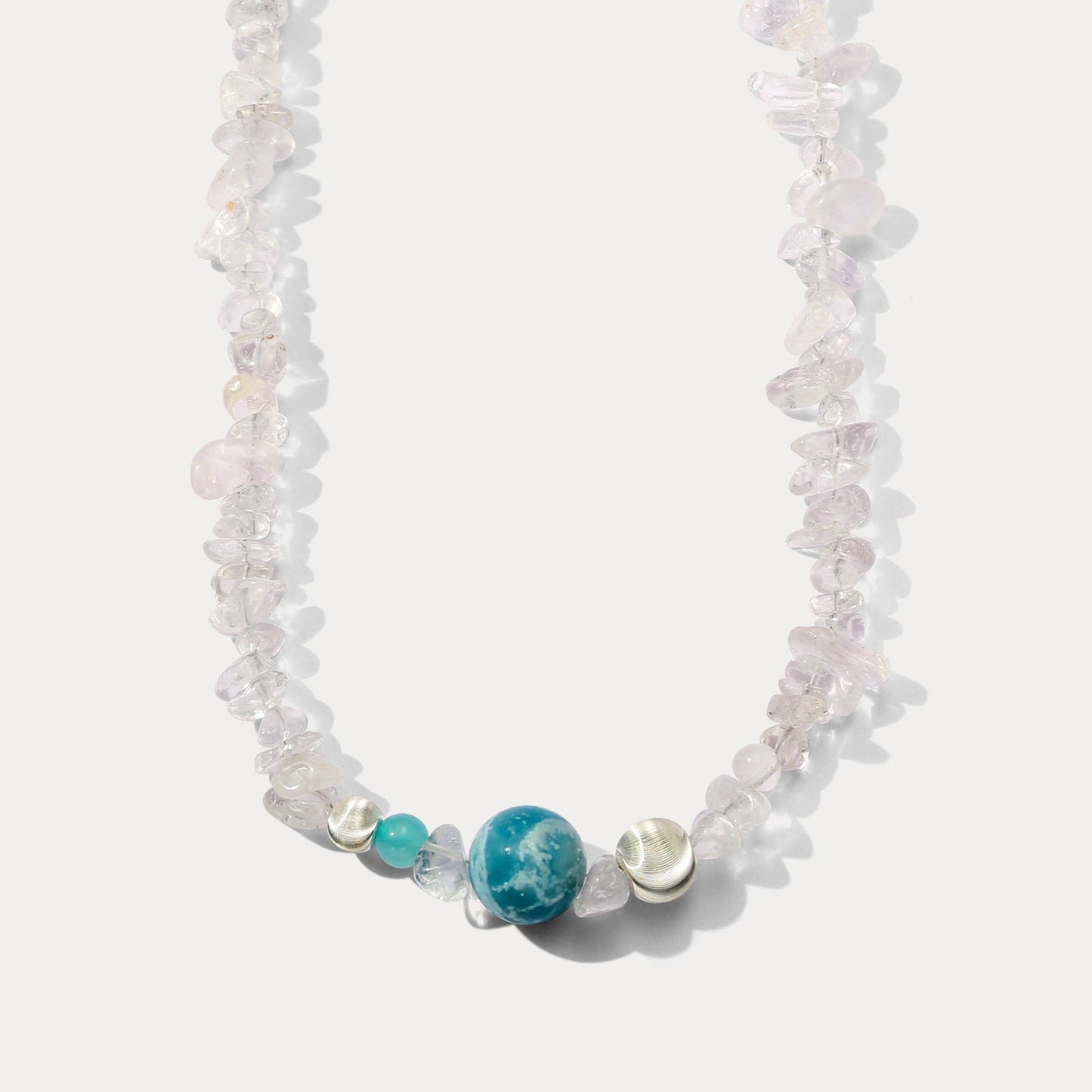 Larimar Bead Necklace