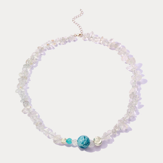Larimar Bead Necklace