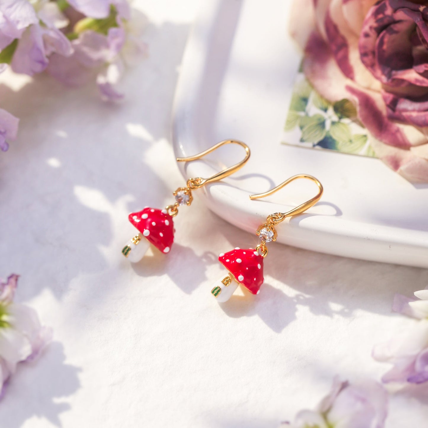 Mushroom Earrings