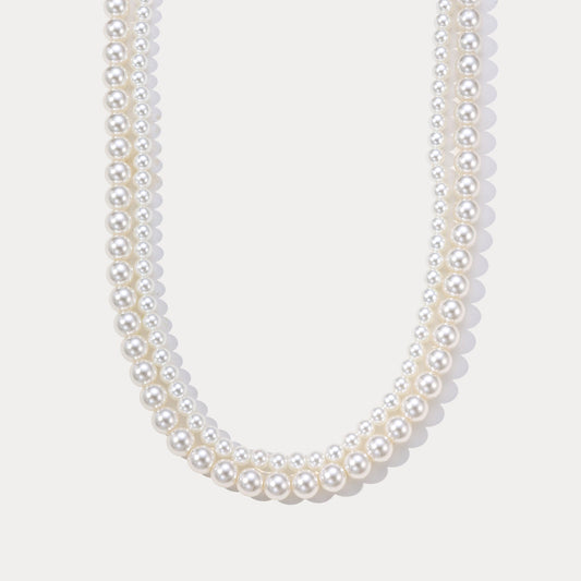 Layered Pearl Necklace