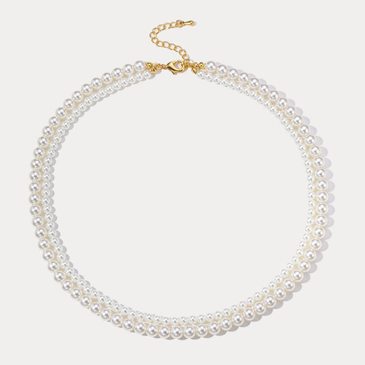 Layered Pearl Necklace