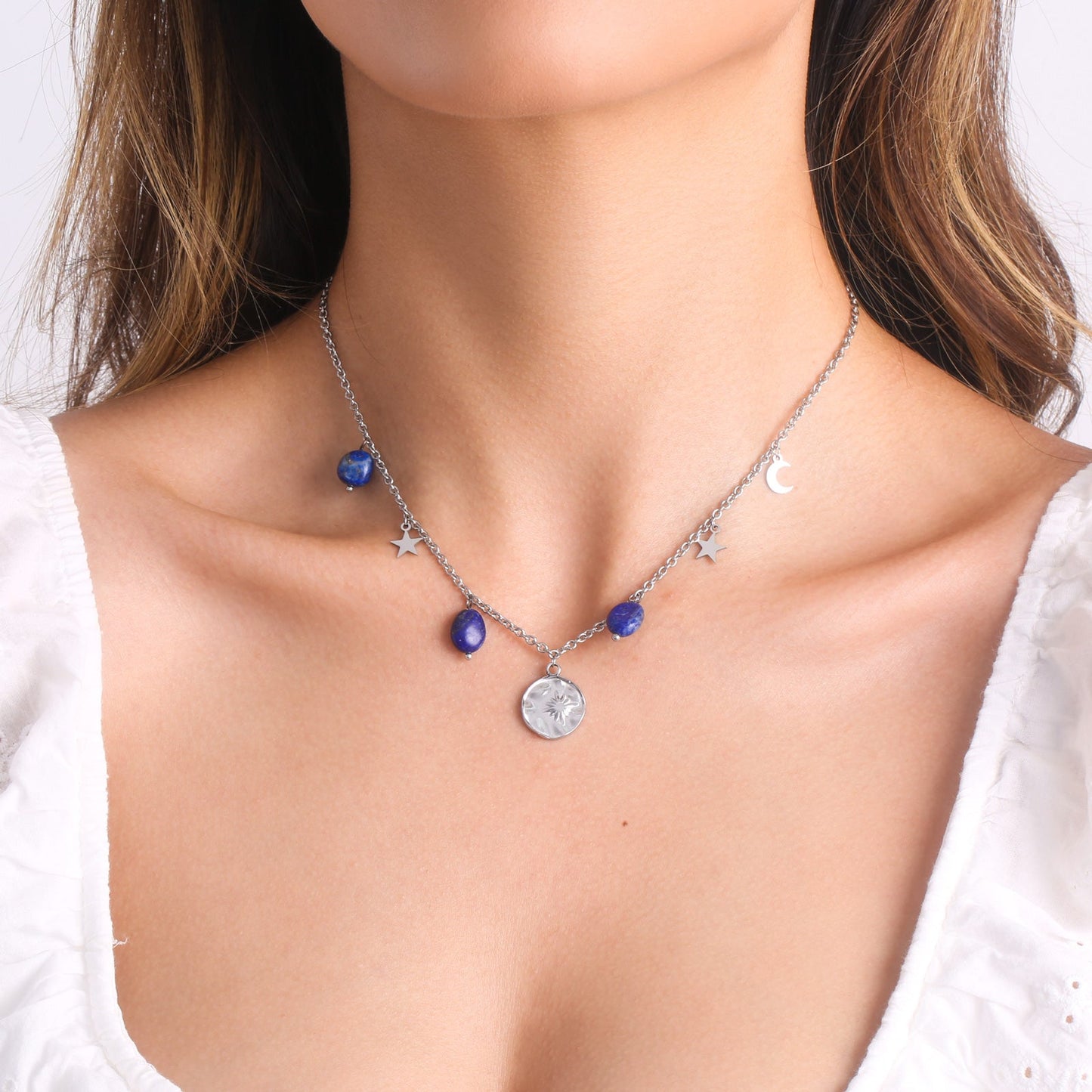 Compass Beaded Necklace