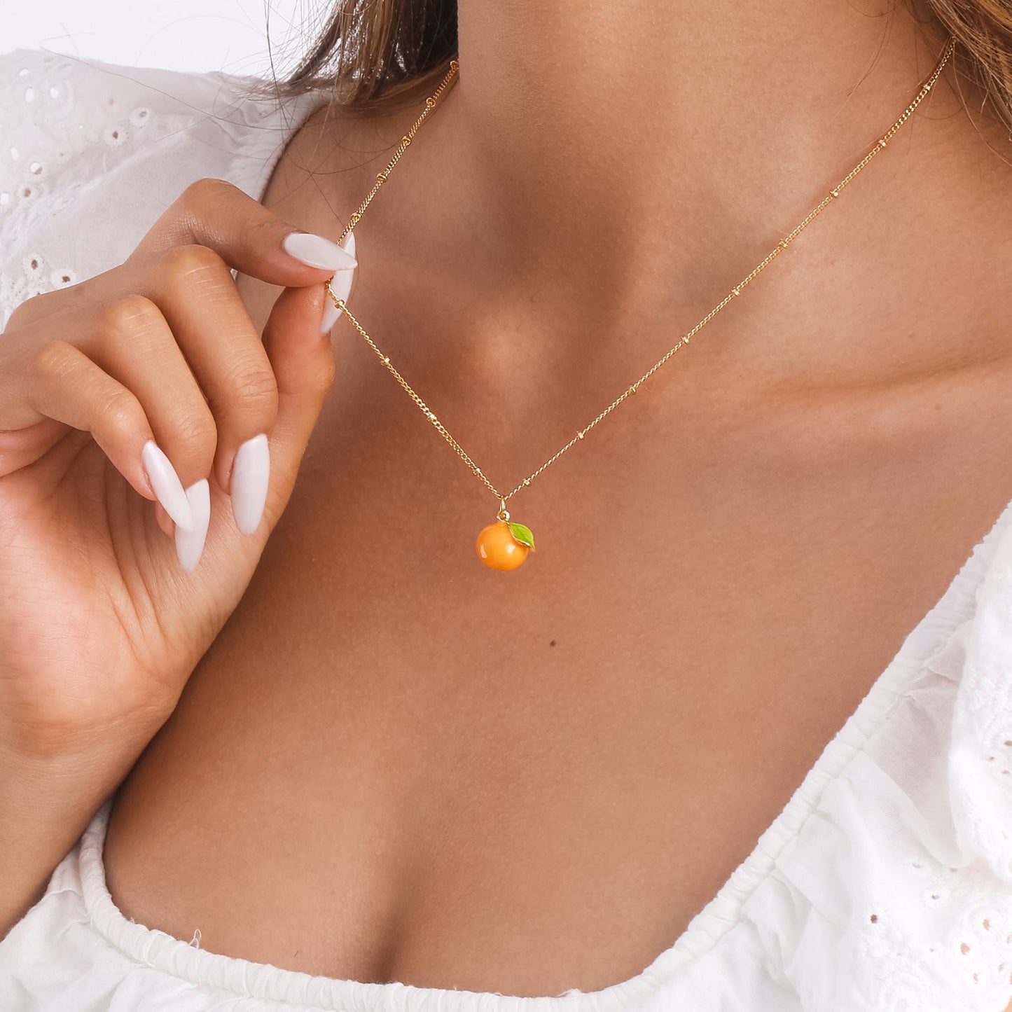 Orange Necklace