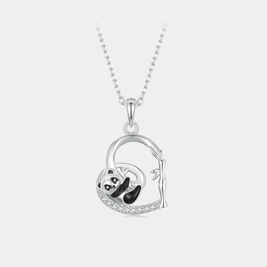 Heart Panda Necklace