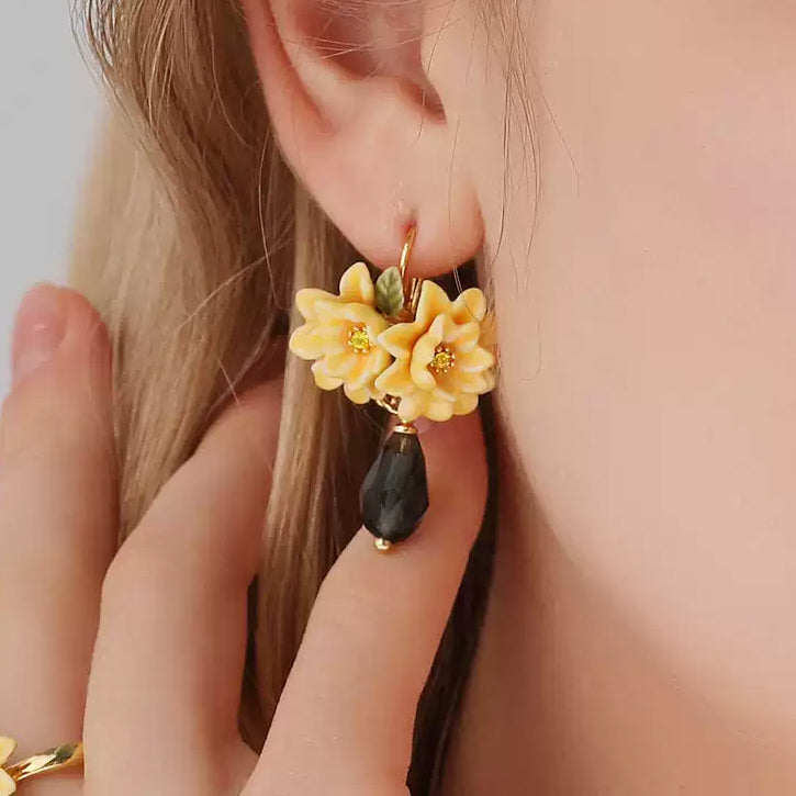 Gardenia Dangling Earrings