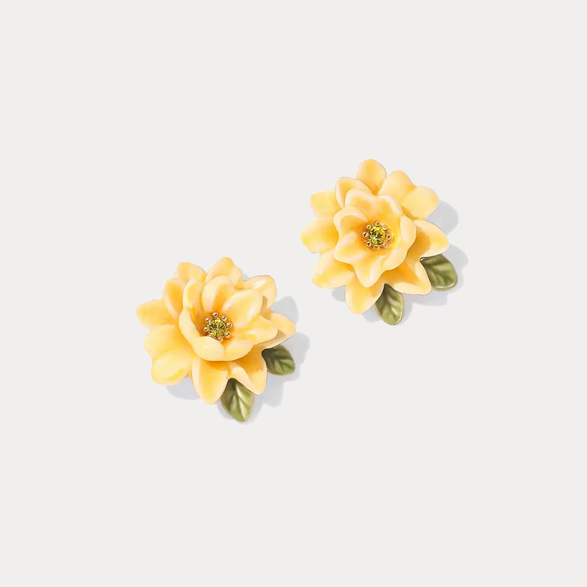 Gardenia Stud Earrings