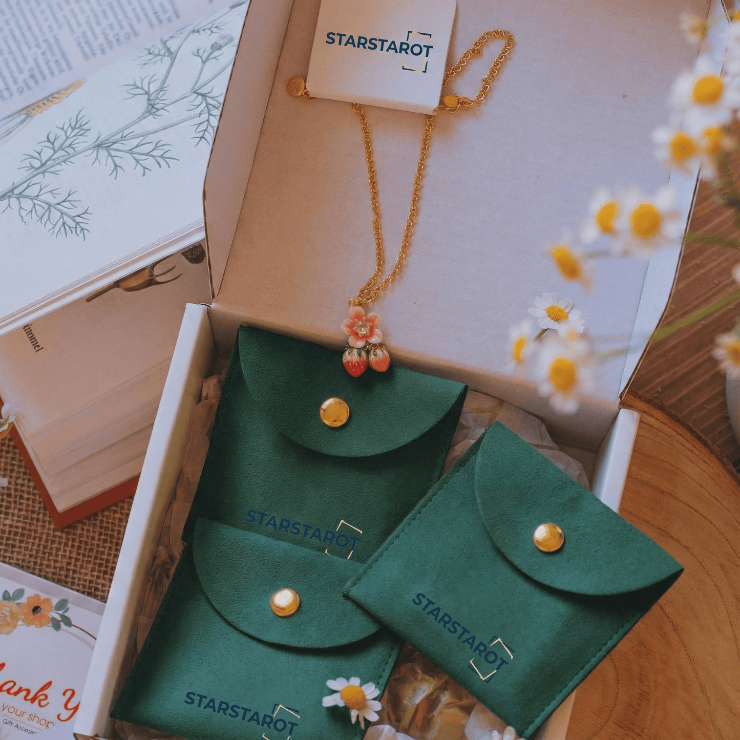 Strawberry Blossom Necklace