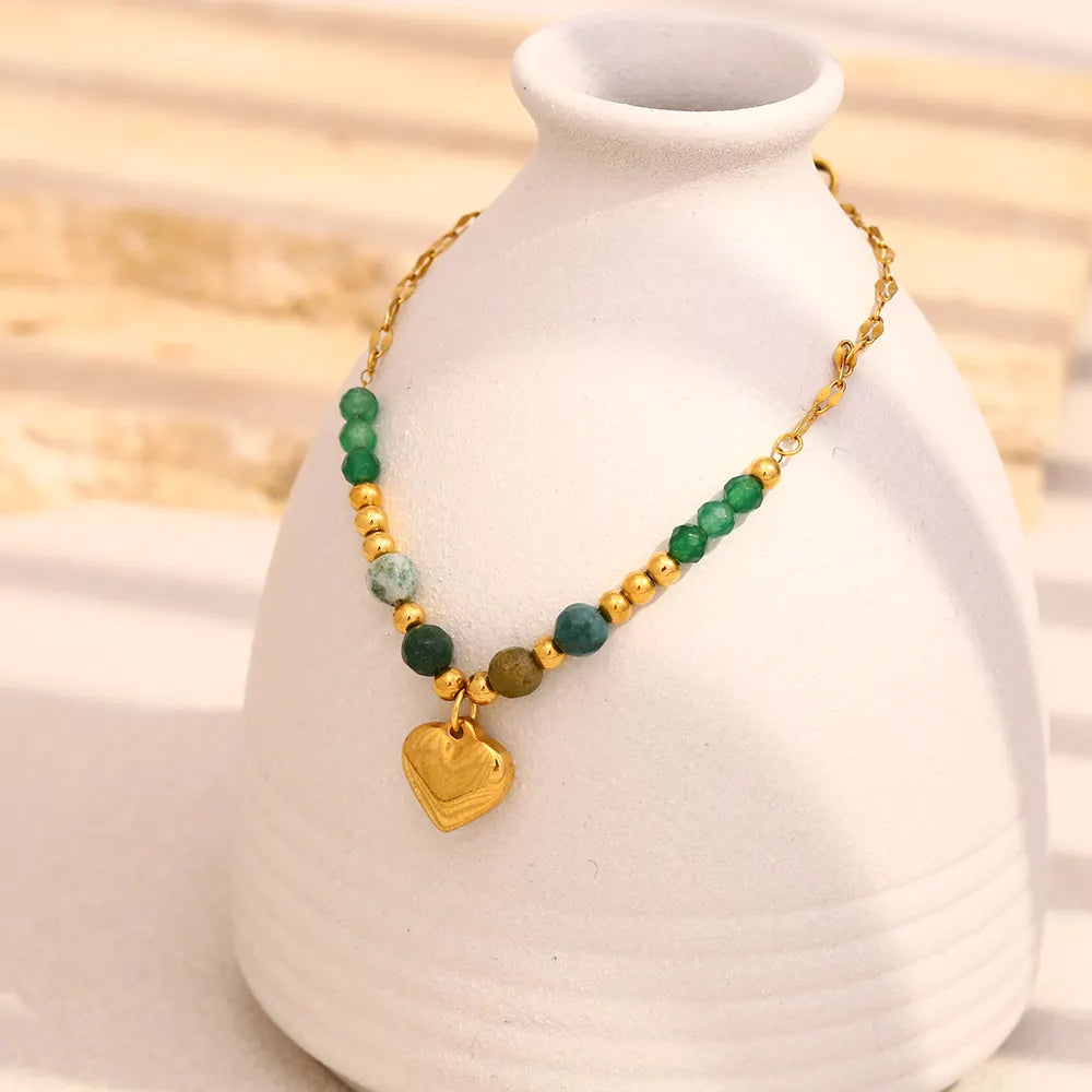 Inner Light - Gold Dainty Bracelet with Agate