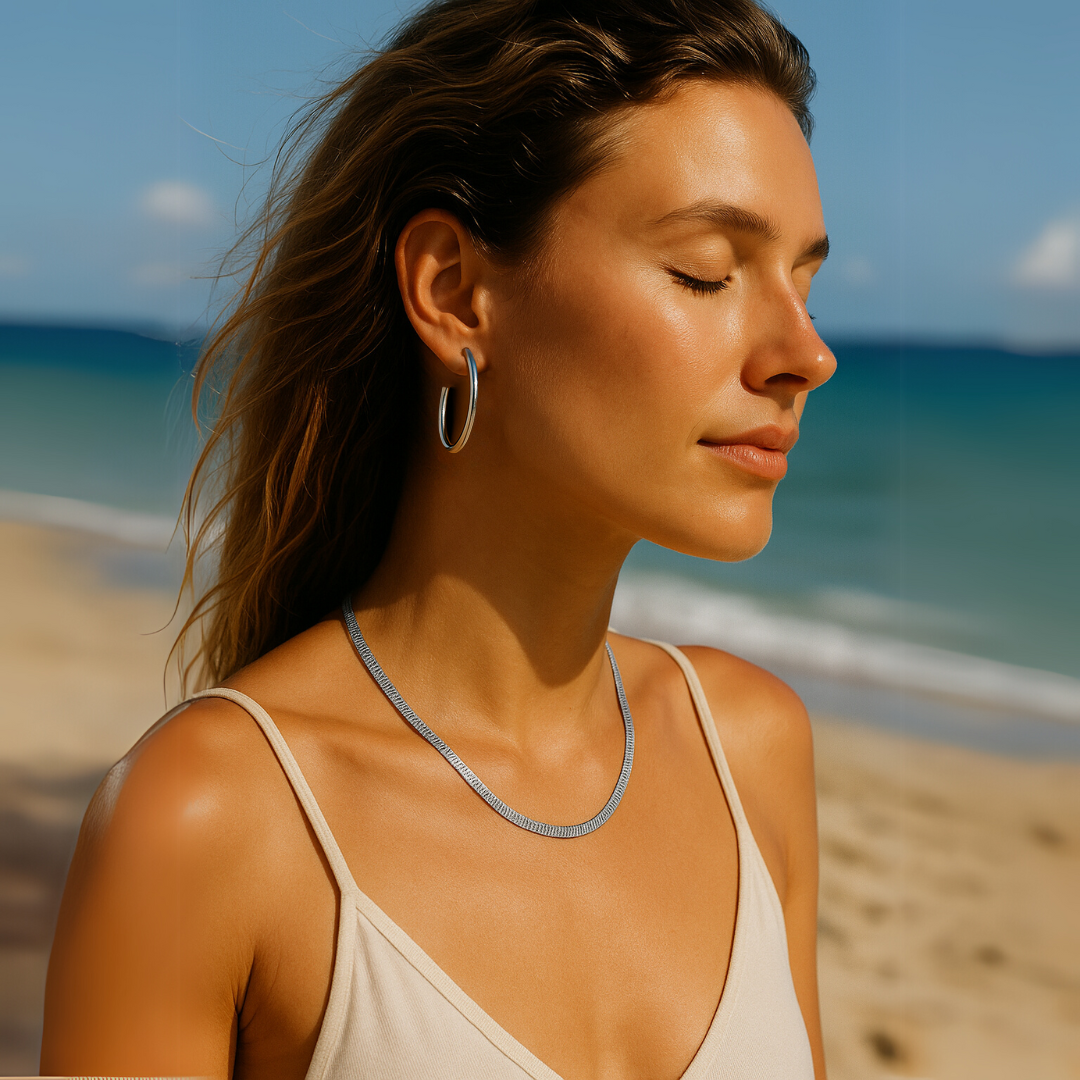 Hoop Earrings– Gold & Silver Sizes 20–50mm