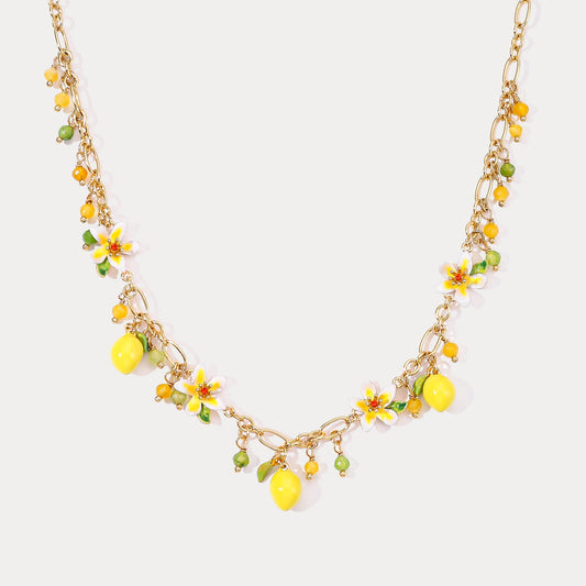 Lemon Charm Necklace