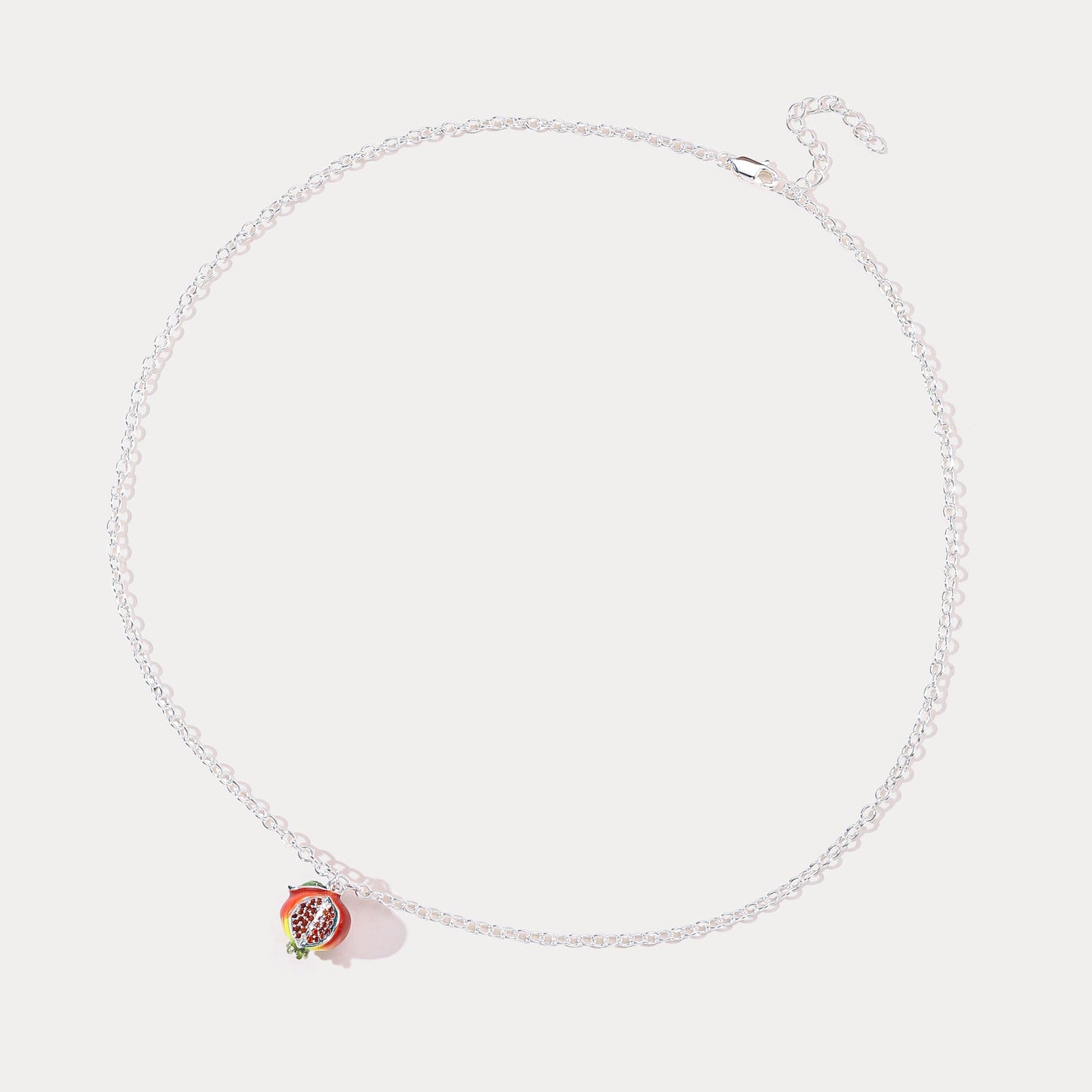 Silver Pomegranate Necklace
