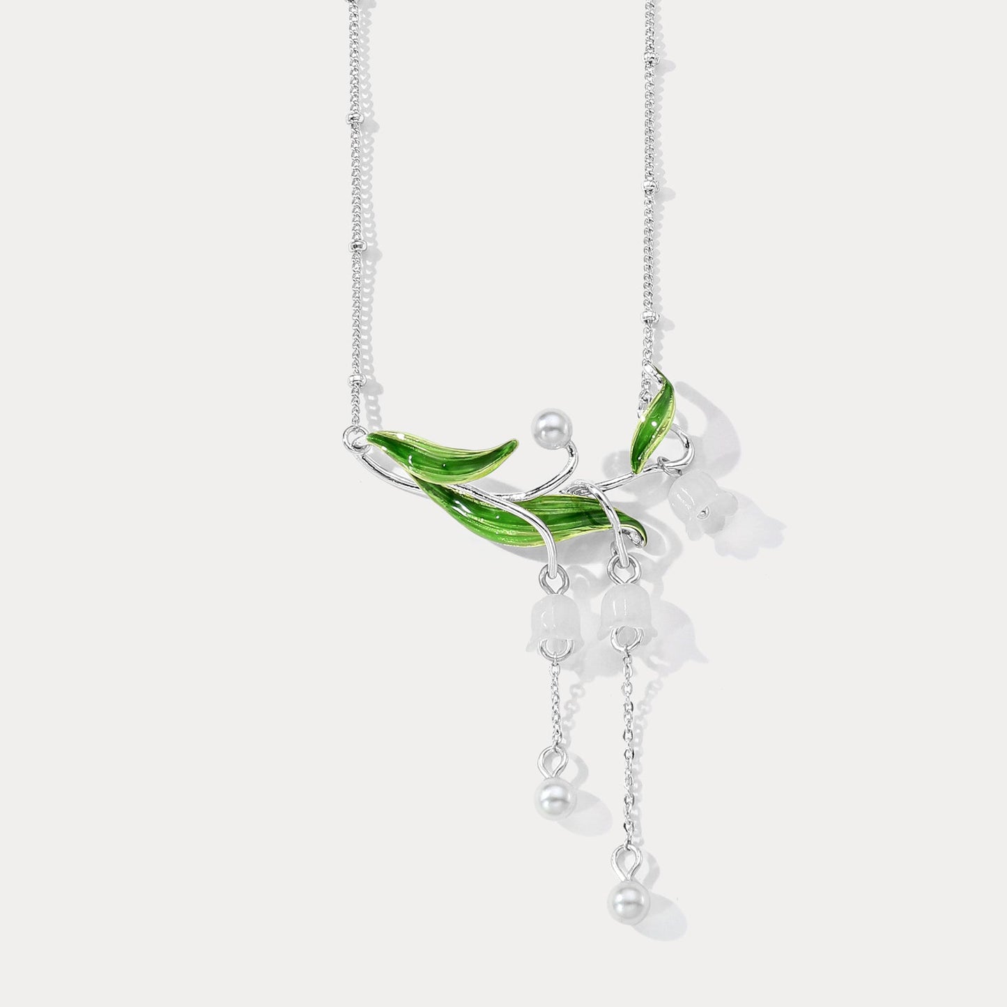 Lily of the Valley Drop Necklace