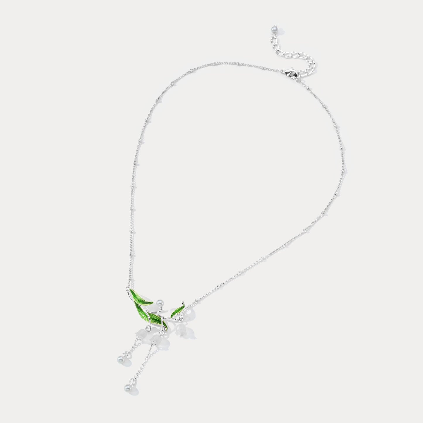Lily of the Valley Drop Necklace