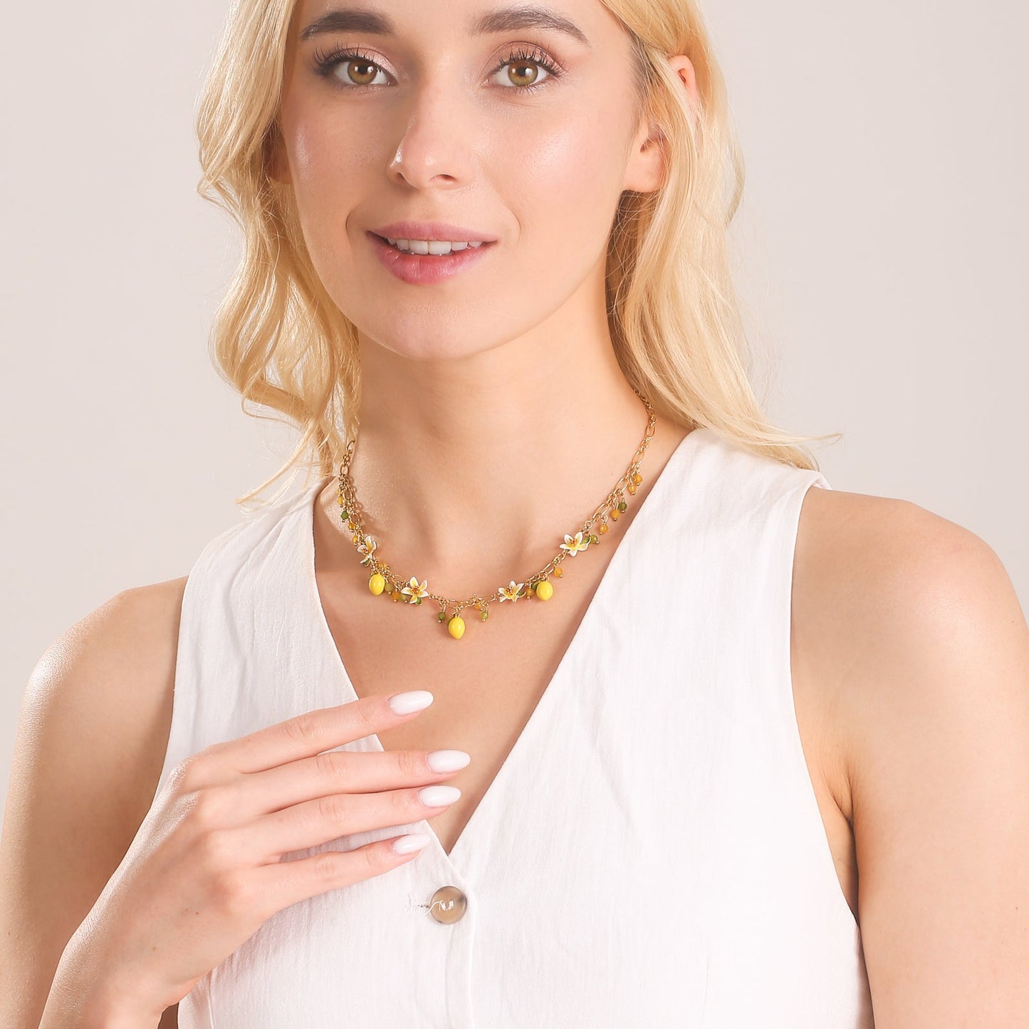 Lemon Charm Necklace