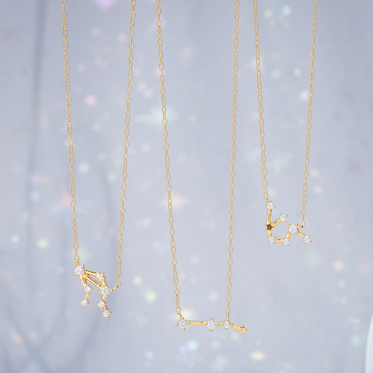 Constellation Silver Necklace - Aries