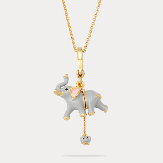 Elephant Locket Necklace