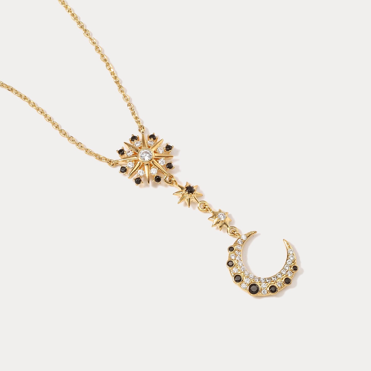 Midnight Moon Star Necklace