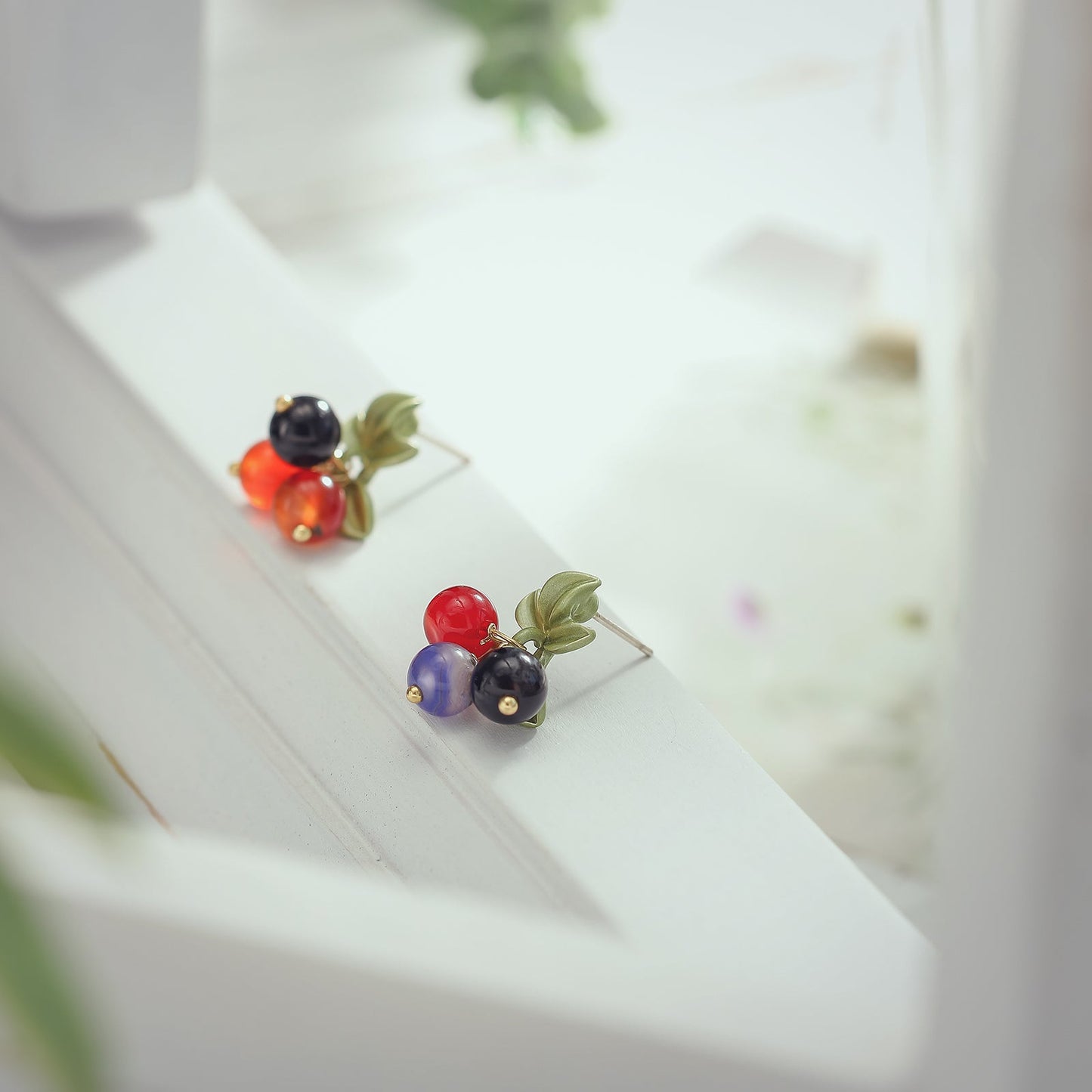 Multi Berry Earrings