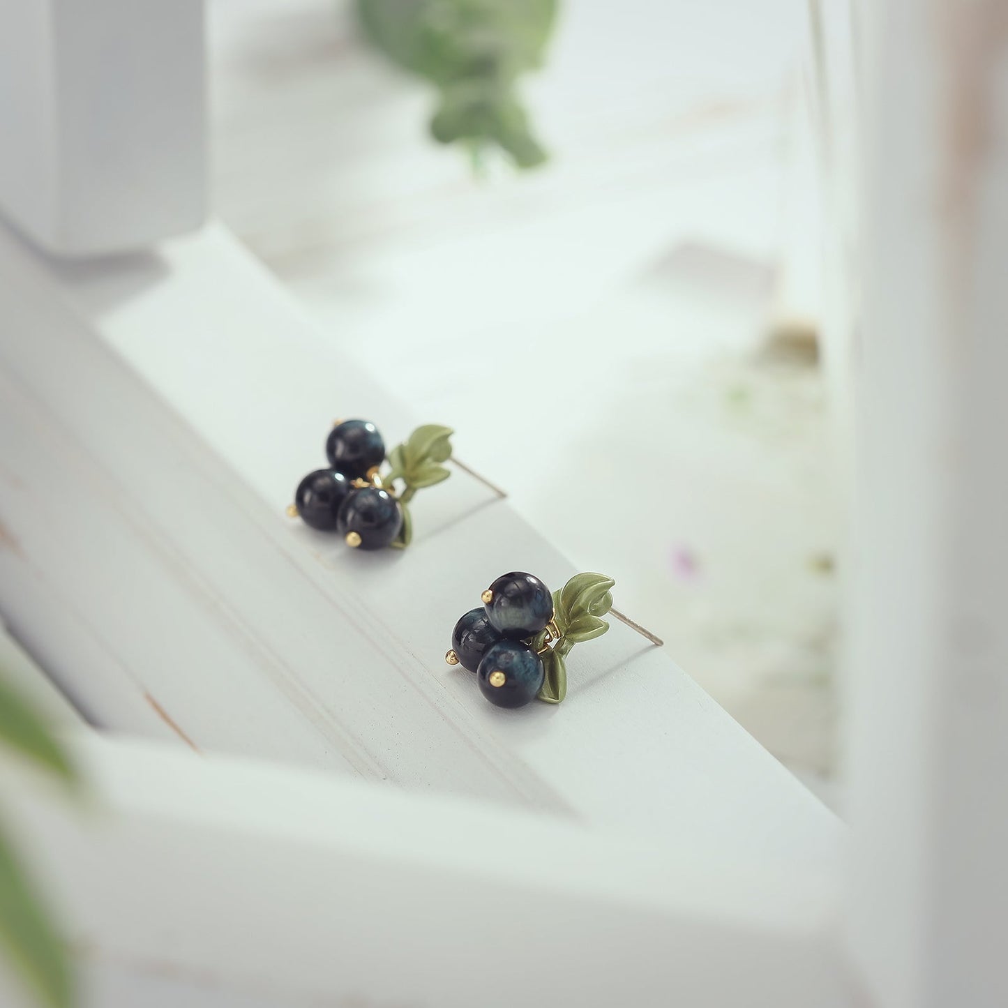 Black Currant Earrings