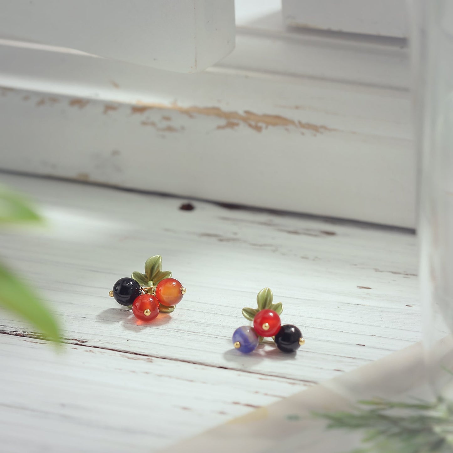 Multi Berry Earrings
