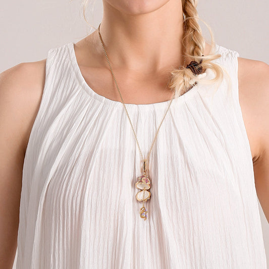 Snake Egg Locket Necklace