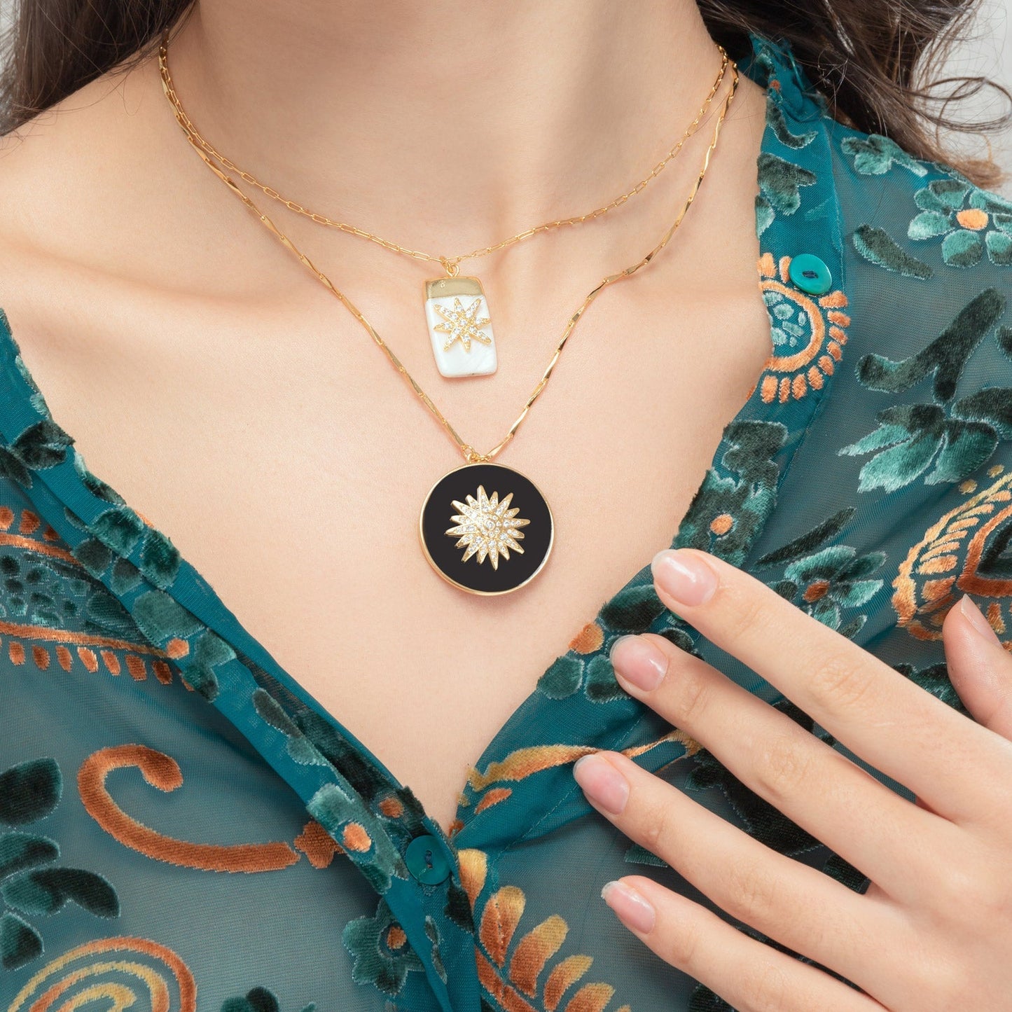 Eight-pointed Star Necklace