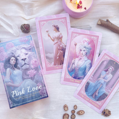 🌸🃏Siente la Magia del Tarot del Amor Rosa ✨💕
