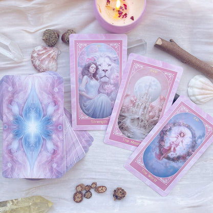 🌸🃏Siente la Magia del Tarot del Amor Rosa ✨💕