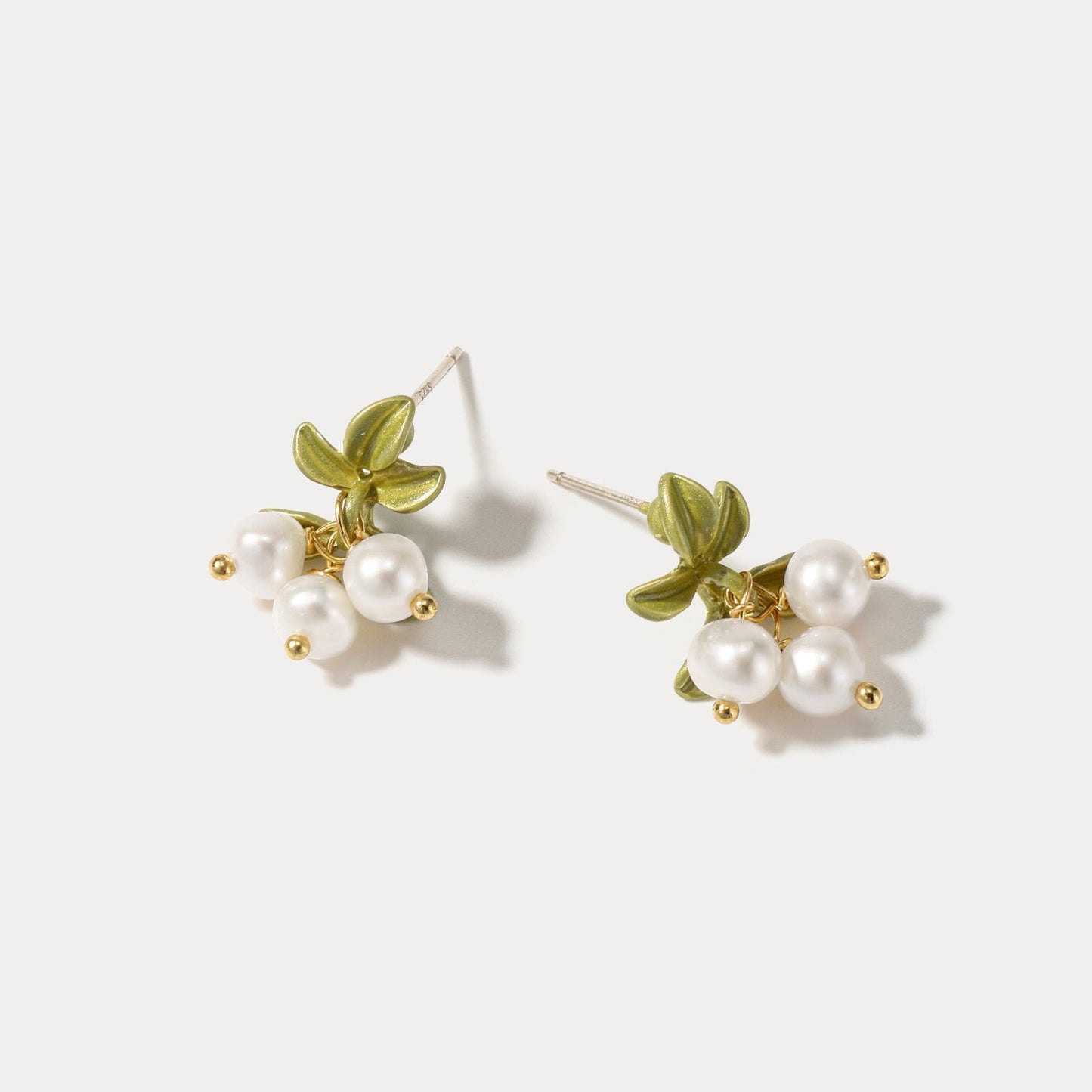 Lily of the Valley Stud Earrings