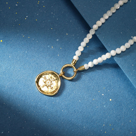 Compass Beads Necklace