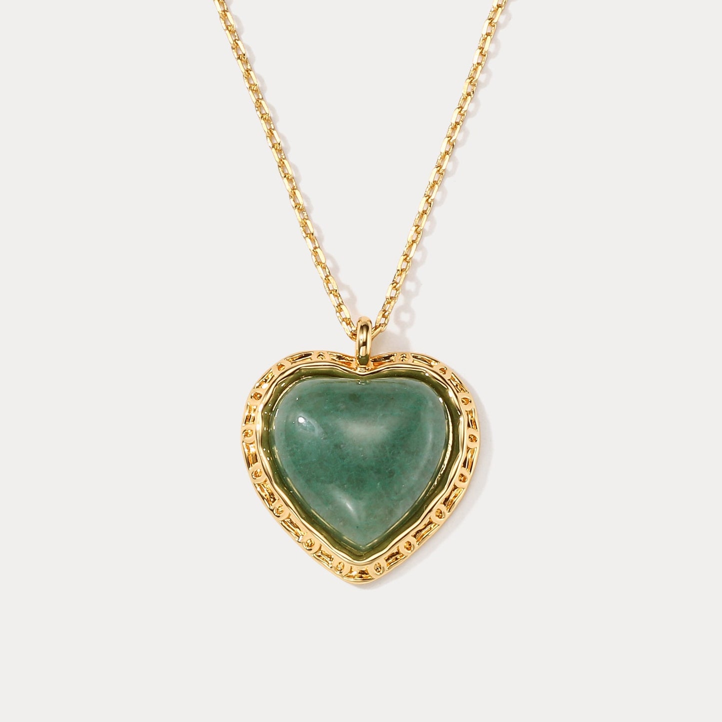 Emerald Heart Necklace