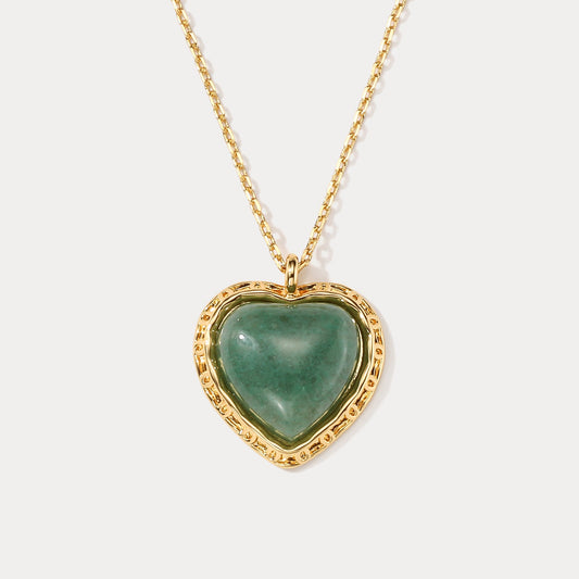 Emerald Heart Necklace
