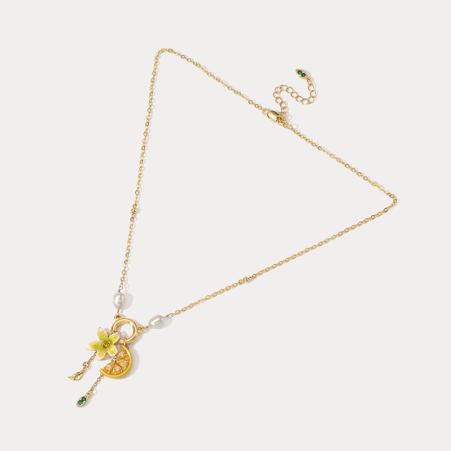 Lemon Flower Necklace