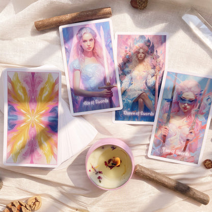 🌸💧Sueña en color con la baraja de tarot Fantasy Colors📖🔮