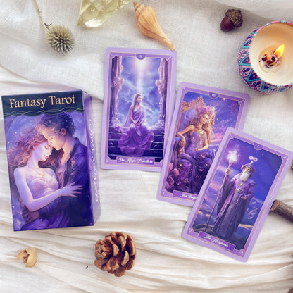 💜🔮Sueña en Morado con Tarot Fantasía 🌌🃏✨